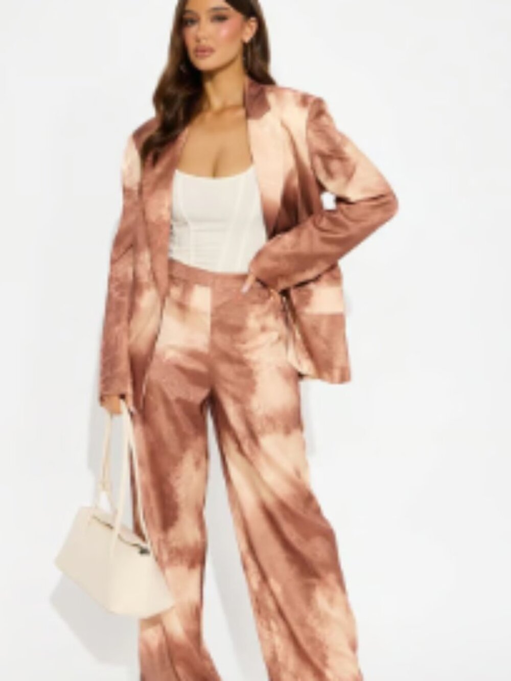 Fashion Nova Sahara Blazer Pant Set